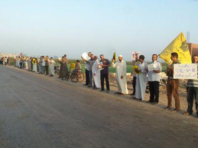 سلسلة بفاقوس بالشرقية فى أسبوع “القصاص مطلبنا”