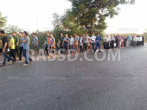 مسيرة لمنزل معتقل بـ”أنشاص الرمل” في الشرقية