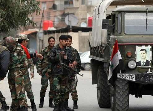 فيديو| جنود بشار الأسد يفرون هربًا من داعش في سوريا