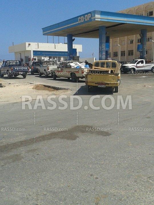 أزمة نقص الوقود تضرب براني بمطروح