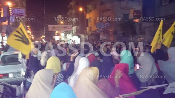 أهالي طنطا يحتفلون بانتصار المقاومة الفلسطينية