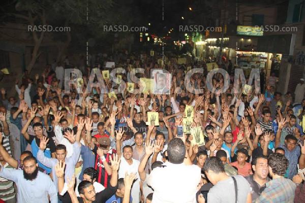 بالصورة ..تظاهرة حاشدة لحركة أحرار وألتراس نهضاوي بطهطا