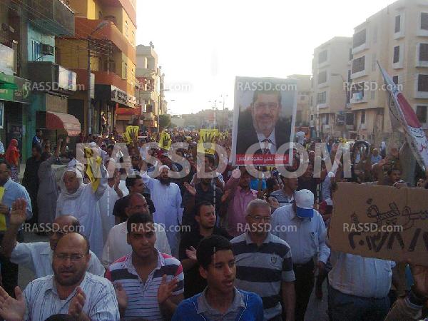 مسيرات حاشدة ببنى سويف في اسبوع ” الشعب يقود ثورته”