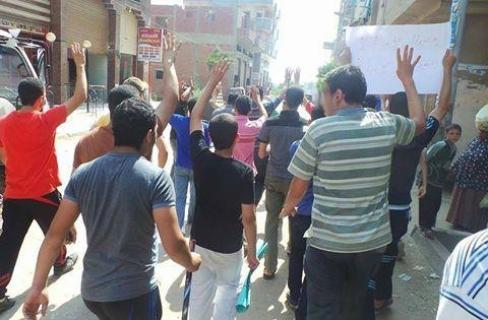 مسيرة لشباب ضد الانقلاب بقطور بالغربية