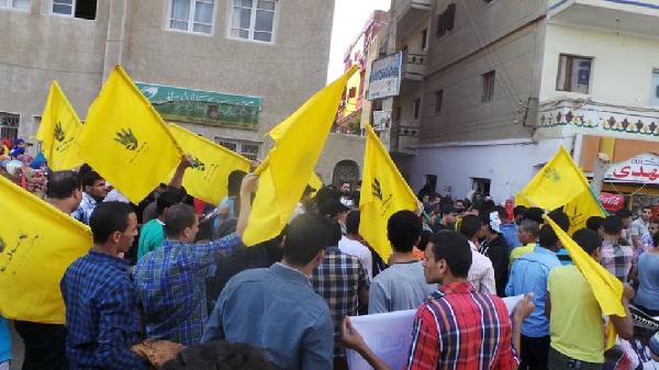 مسيرة بأبو زعبل بالقليوبية رفضا لحكم العسكر