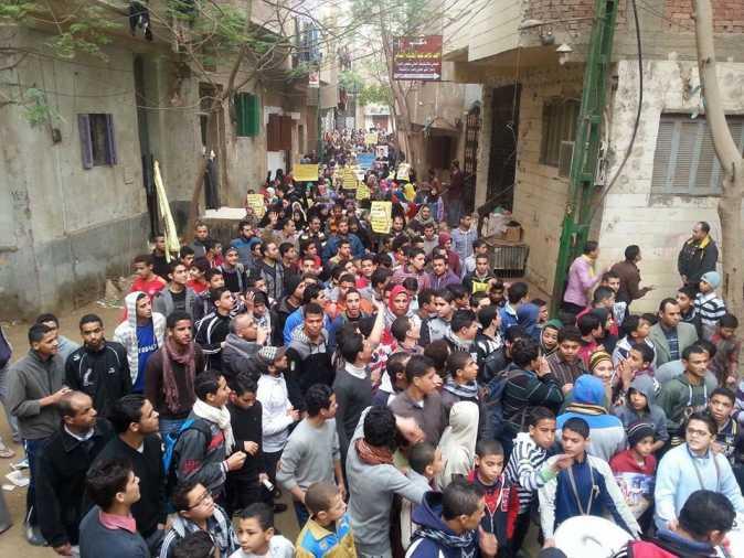 مسيرة بكرداسة بالجيزة تنديدا بتردي الأحوال الاقتصادية