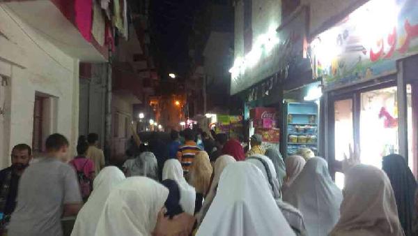 مظاهرة ومسيرة درجات رافضة للانقلاب بأسيوط