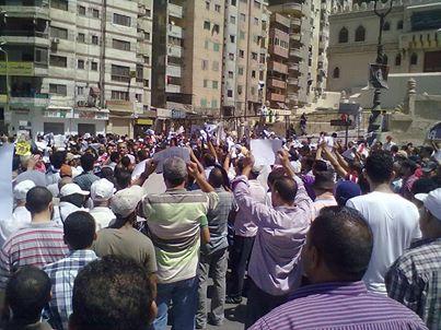 انطلاق مسيرة مسجد سيدى بشر بالإسكندرية في «جمعة الحسم»