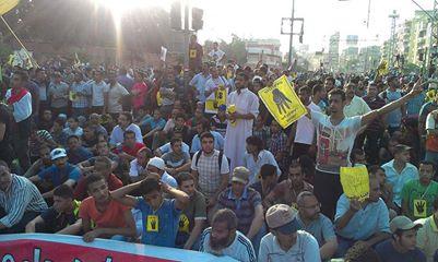 قصر الاتحادية تحت حصار رافضي الانقلاب في جمعة الحسم