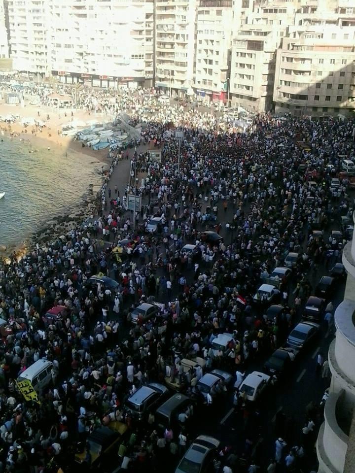 التحالف بالاسكندرية:مليشيات الانقلاب تلاحق المتظاهرين