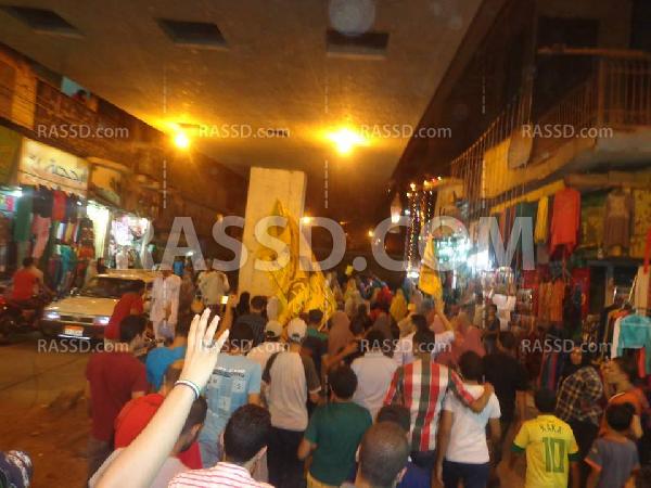 مسيرة ليلية بـ”بني سويف” تنديداً بالوضع الاقتصادي