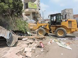 حملة لإزالة الإشغالات والتعديات بمدينة بدر بالبحيرة