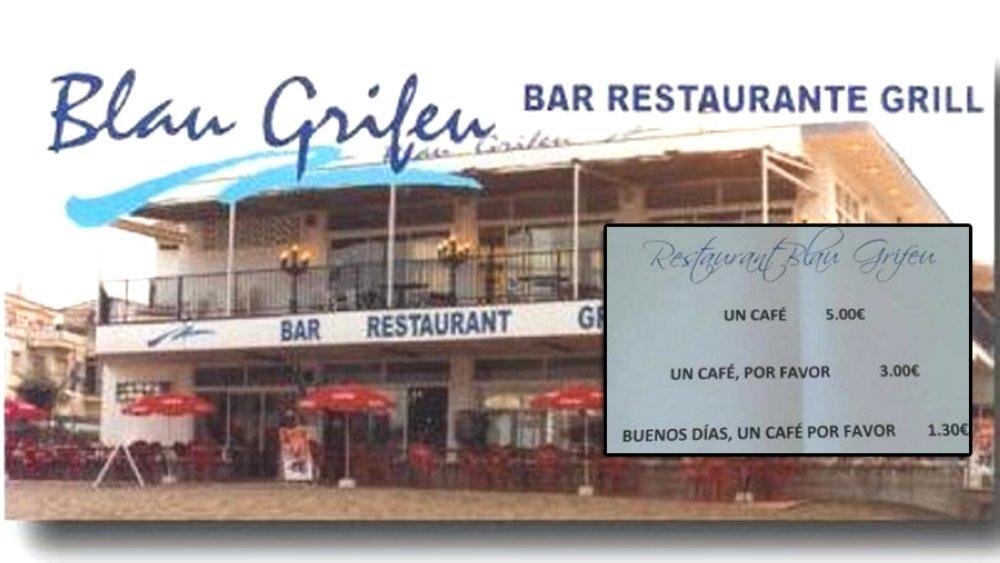 مقهي إسباني يحدد أسعاره بحسب درجة أدب “الزبون”