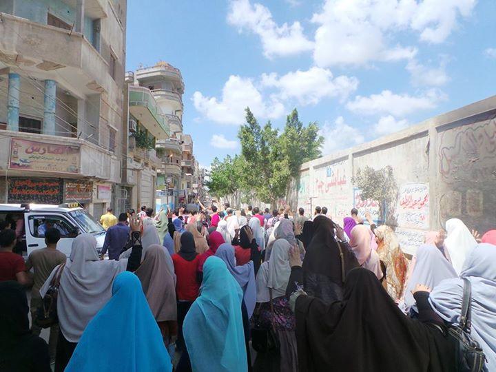 مسيرة صباحية مناهضة للانقلاب بكفر الدوار