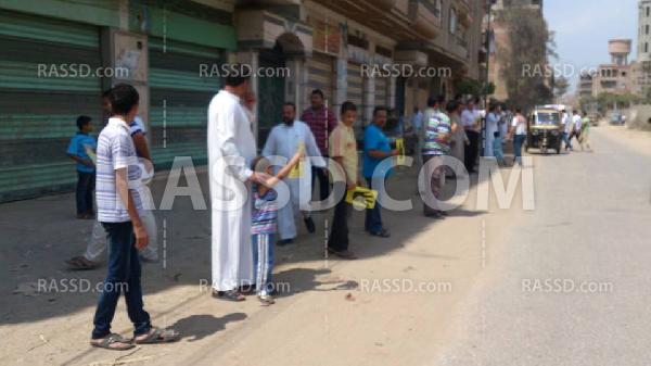 صور|سلاسل بشرية في قرى “سمنود” بالغربية