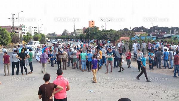 صور | تظاهرة حاشدة في “بلبيس” بالشرقية