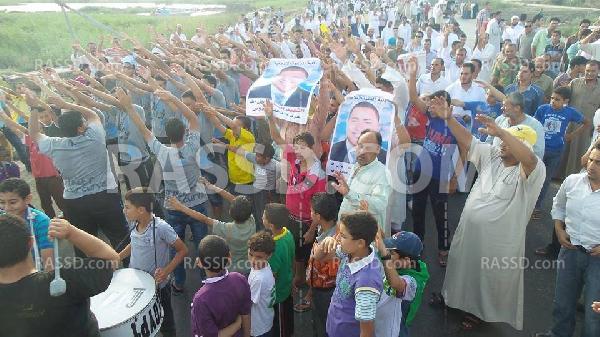 بلطيم تشارك بمسيرة حاشدة في جمعة “ثورة حتي النصر”