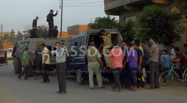 أهالي ميت غمر تتصدى لحملة أمنية تستهدف البلطجية