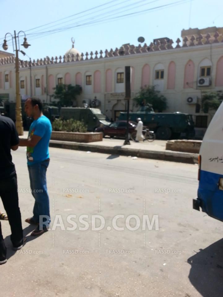 رافضو الانقلاب بسوهاج  يغيرون اتجاه  المسيرة