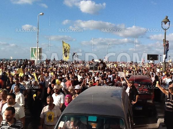 مسيرة سيدي بشر تصل سان استيفنو