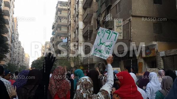 تظاهرة لأهالي فيصل بالجيزة تنديدًا بانقطاع الكهرباء