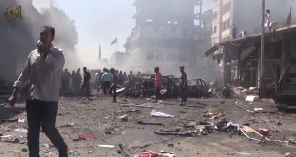 فيديو..قصف عنيف على عاصمة داعش بسوريا والقتلى مدنيون