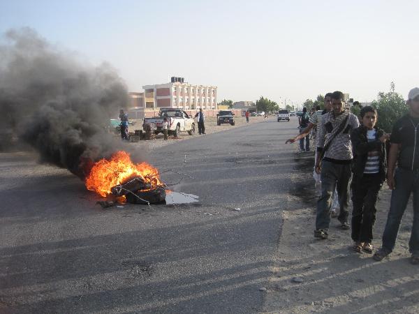إغلاق الطريق الدولي”العريش-رفح”بشكل كامل