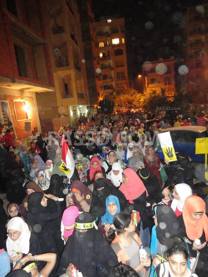 مسيرات المعادى تتواصل لرفض الانقلاب