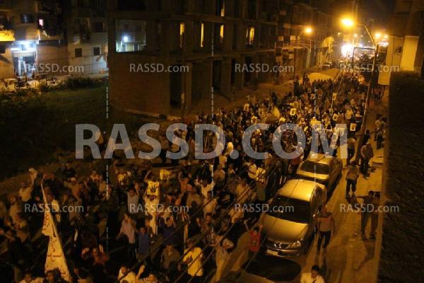 مسيرة حاشدة ببنى سويف لرفض الانقلاب والتنديد بمجازره