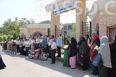 وقفة احتجاجية بجامعة المنصورة للإفراج عن معتقليها