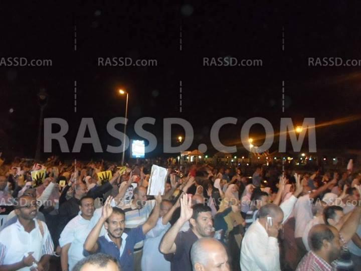 مسيرة حاشدة لرافضي الانقلاب بالأسكندرية