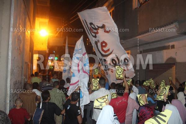 صور | مسيرة حاشدة في “كفر الدوار” بالبحيرة