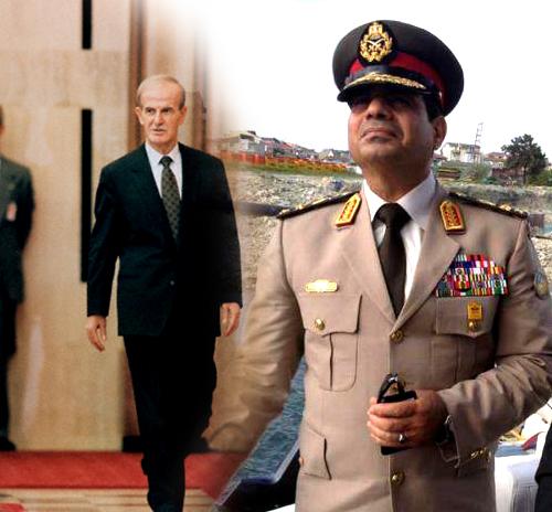 السيسي على خطى حافظ الأسد.. حينما قال السوريون «تسلم يداك»