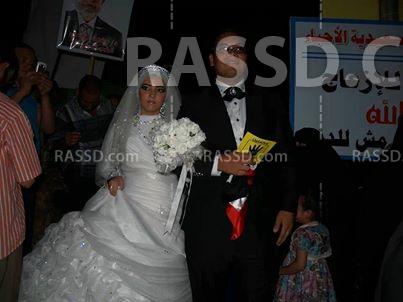 عروسان ضد الانقلاب ببورسعيد