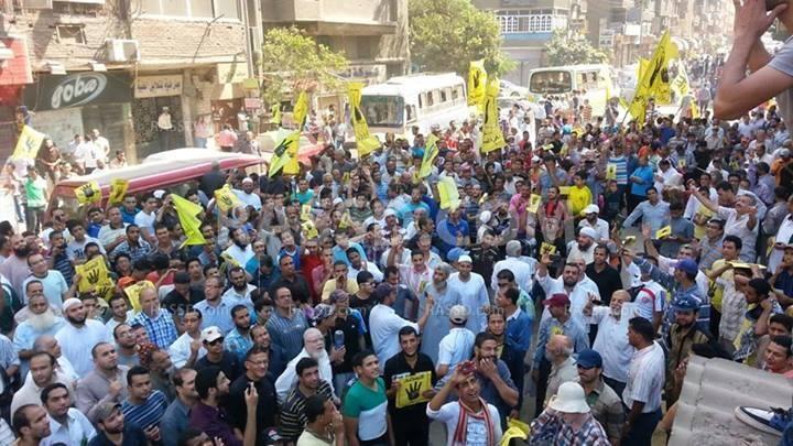 مسيرات حاشدة في المرج و عين شمس للوفاء  لدماء الشهداء