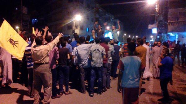 تظاهرة ليلية لـ”شباب ضد الانقلاب” في الشرقية