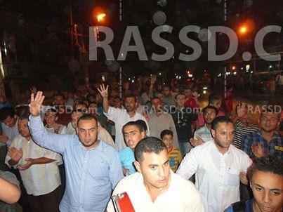 مسيرة حاشدة لرافضي الانقلاب بالدقهلية