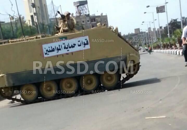 قوات الشرطة والجيش تغلق الطرق المؤدية لمسجد التوحيد ببورسعيد