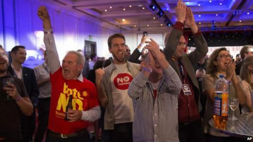 اسكتلندا تصوت ضد الانفصال وسط ترحيب بريطاني