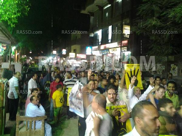 حدائق حلوان تستكمل تظاهراتها ضد  الانقلاب