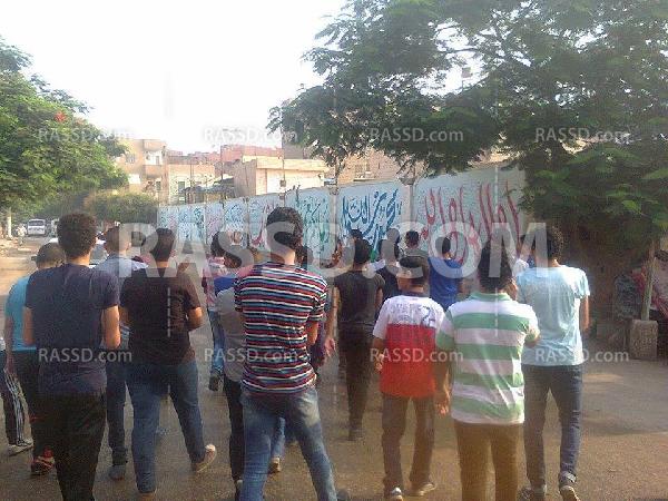 مسيرة طلابية بـ”أبو زعبل” فى بداية العام الدراسى