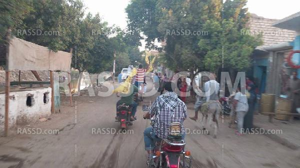 مسيرة بالدراجات البخارية لرافضي الانقلاب في المنيا