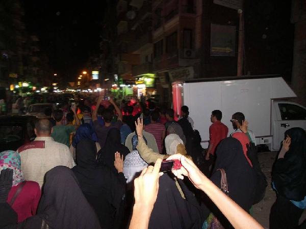 مسيرة لرافضي الانقلاب في الإسماعيلية