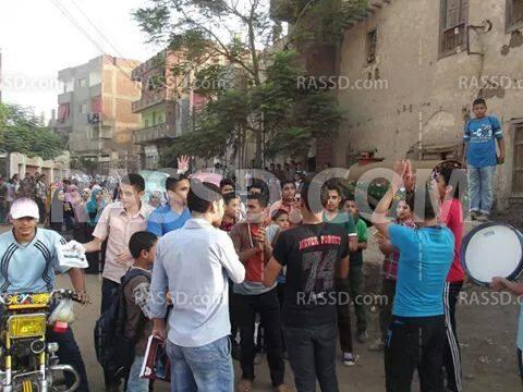 وقفة طلابية في منوف تنديدًا بحكم العسكر