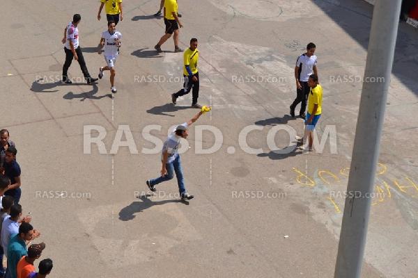 مباراة ميدان رابعة بالمنصورة..فوز رابعة هندسة على رابعة صيدلة 5-3