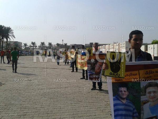 طلاب المعهد التكنولوجى بالعاشر ينتفضون ضد الانقلاب