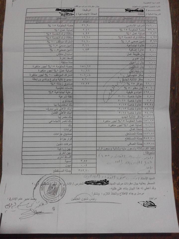 معتقلو “تعليم بنى سويف” المفرج عنهم: الإدارة “تسرق” رواتبنا