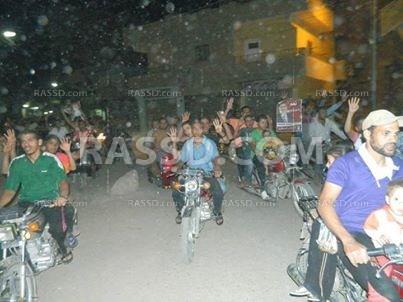 مسيرة بالدرجات البخارية رفضا للانقلاب بمركز طامية