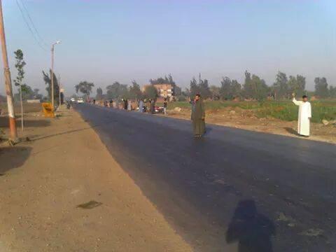 سلسلة بـ”منشأة سلطان” بالمنوفية رفضا للانقلاب العسكرى