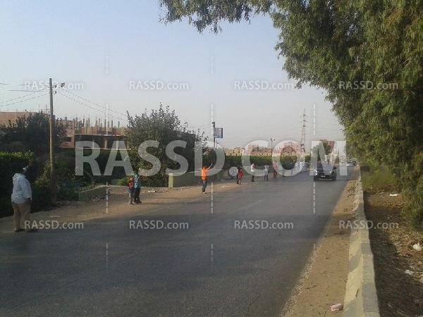 سلسلة بشرية في القليوبية تنديدًا بغلاء الأسعار